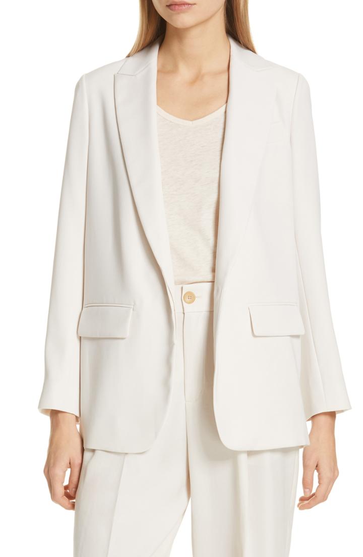 Women's Vince Loose Fit Blazer - Ivory