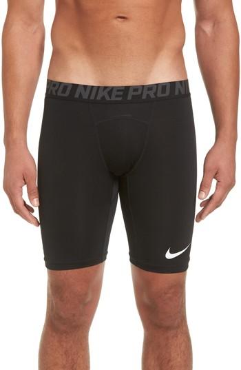 Men's Nike Pro Compression Shorts, Size - Black