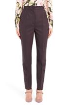 Women's Dolce & Gabbana Stretch Wool Skinny Pants Us / 38 It - Purple