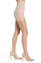 Women's Nordstrom Naked Sheer Control Top High Waist Pantyhose - Beige