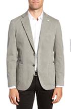 Men's L.b.m 1911 Classic Fit Stretch Cotton Blazer Us / 52 Eu R - Grey