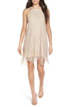 Women's Love, Fire Lace Shift Dress - Pink