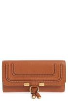 Women's Chloe Marcie - Long Leather Flap Wallet -