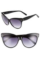 Women's Chelsea28 Audrey 60mm Cat Eye Sunglasses - Black