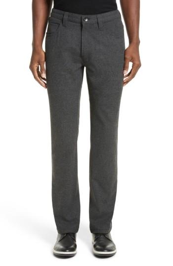 Men's Emporio Armani Flannel Sport Pants - Grey