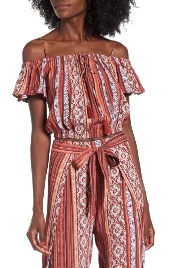 Women's Astr The Label Lavina Top - Red