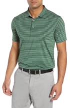 Men's Bobby Jones Control Stripe Jersey Polo, Size - Green