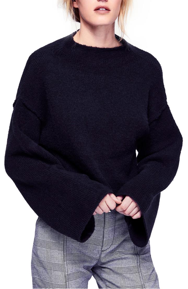 Women's Free People Forest Sweater - Black