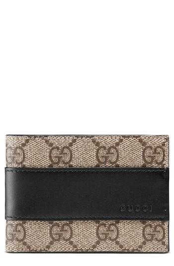 Men's Gucci Gg Supreme Canvas Wallet -