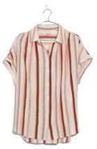 Women's Madewell Central Stripe Shirt, Size - Red