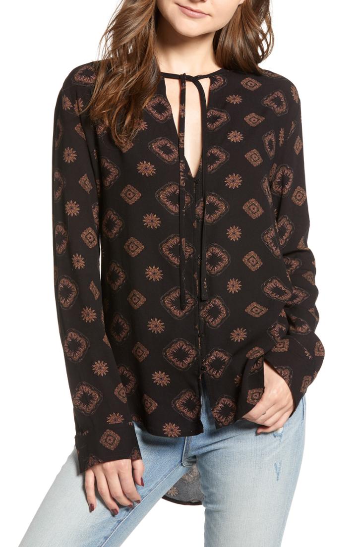 Women's Lira Clothing Highlands Tie Neck Blouse