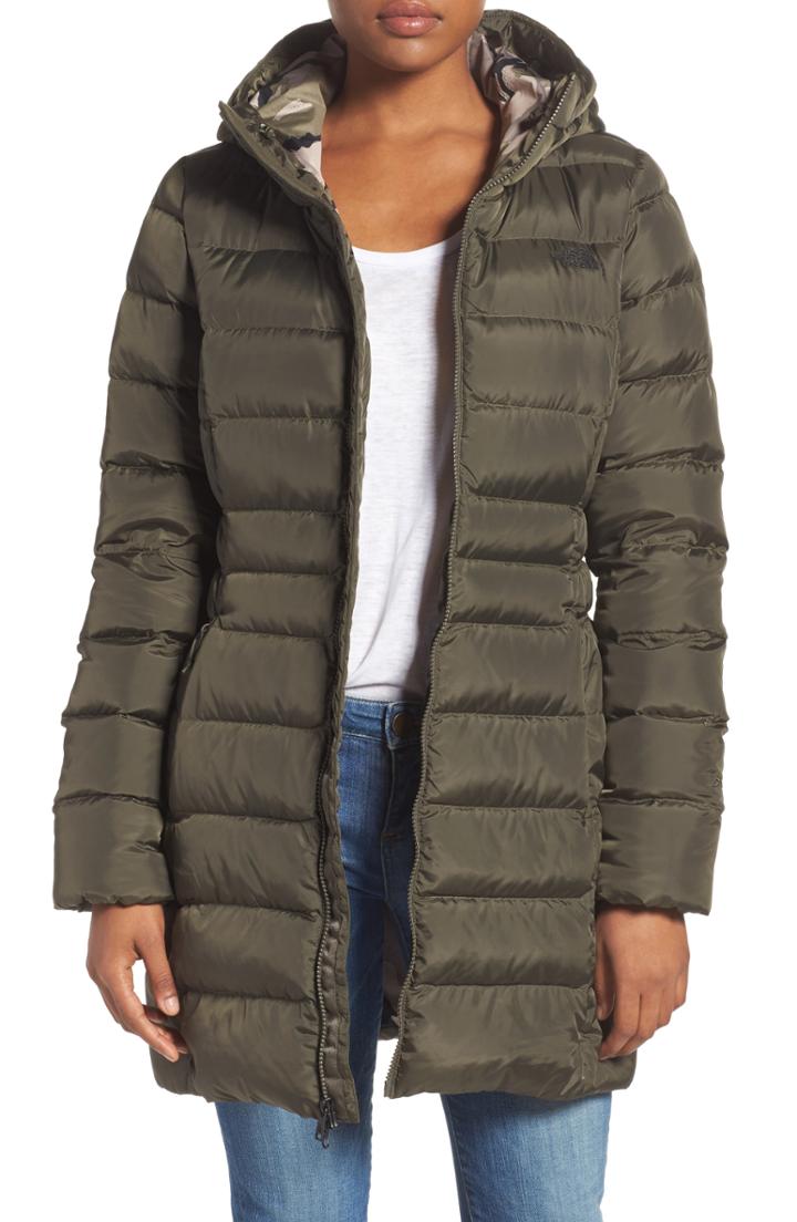 Women's The North Face Gotham Ii Down Parka, Size - Green