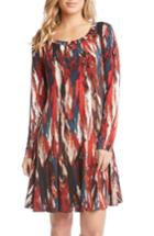 Women's Karen Kane Print A-line Dress - Purple