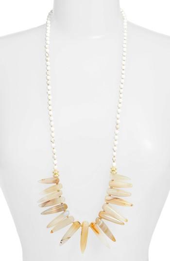 Women's Love's Affect Marley Semiprecious Stone Spike Necklace