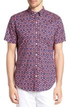 Men's Bonobos Riviera Slim Fit Watermelon Print Sport Shirt R - Blue