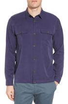 Men's Ted Baker London Mimmy Trim Fit Tencel Lyocell Sport Shirt (m) - Blue