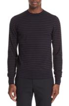 Men's Dries Van Noten Minty Stripe Sweater - Blue