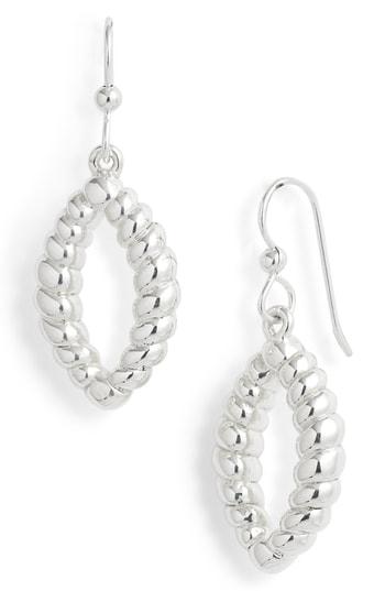 Women's Simon Sebbag Mini Rope Open Teardop Earrings