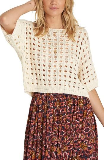 Women's Billabong You Got Me Sweater - White