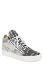 Men's Giuseppe Zanotti Mid Top Sneaker Us / 39eu - Black
