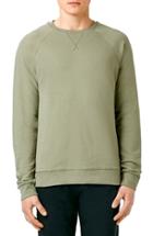 Men's Topman Classic Fit Raglan Crewneck Sweatshirt