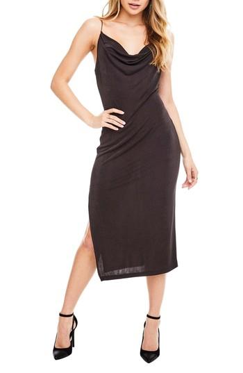 Women's Astr The Label Ivana Midi Dress - Grey