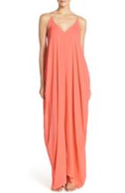 Women's Elan V-back Cover-up Maxi Dress - Coral
