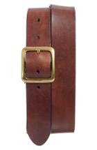 Men's Bosca The Bellow Americano Leather Belt - Dark Brown
