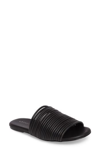 Women's Grey City Nikki Corded Slide Sandal