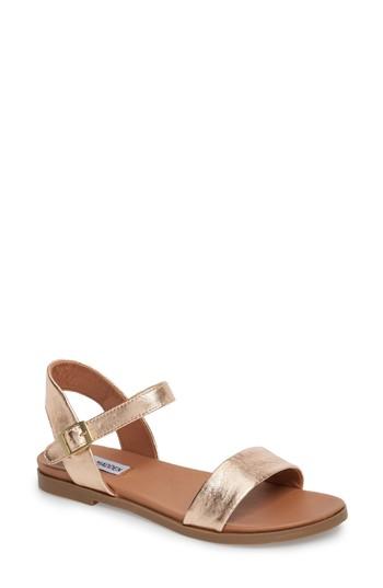 Women's Steve Madden Dina Sandal .5 M - Pink