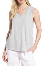 Women's Eileen Fisher Organic Cotton Knit Tank - Grey
