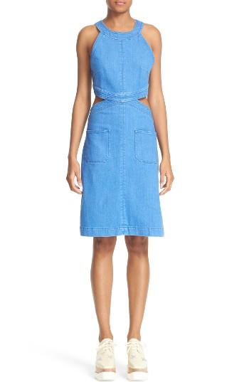 Women's Stella Mccartney Stretch Denim Dress