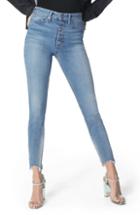 Women's Joe's The Bella Chewed Hem Button Fly Ankle Skinny Jeans - Blue