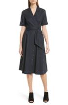 Women's Saloni Mae B Wrap Shirtdress - Blue