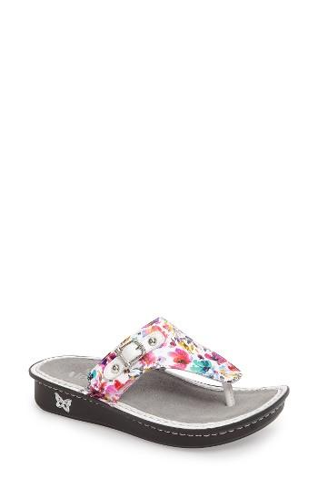 Women's Alegria 'vanessa' Thong Sandal -6.5us / 36eu - Pink