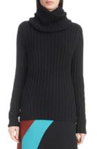 Women's Dries Van Noten Turtleneck Wool Sweater - Black