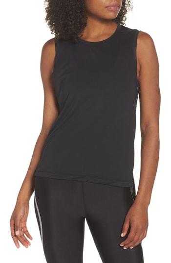 Women's Alala Skimm Mesh Back Tank - Black