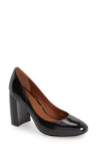 Women's Linea Paolo 'brooke' Block Heel Pump .5 M - Black