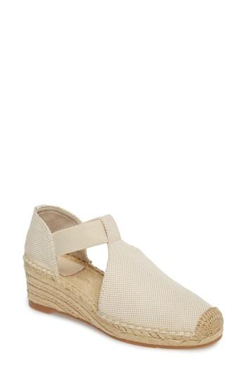Women's Tory Burch Catalina 3 Espadrille Wedge Sandal M - Beige