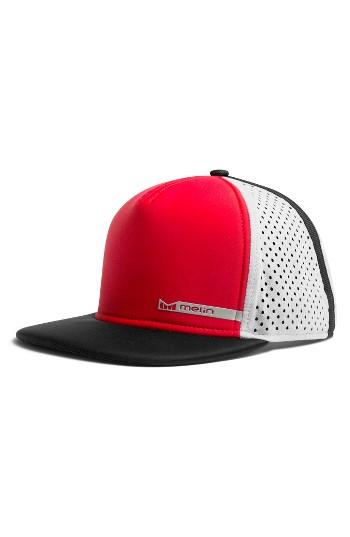 Men's Melin 'amphibian' Split Fit Snapback Baseball Cap - Red