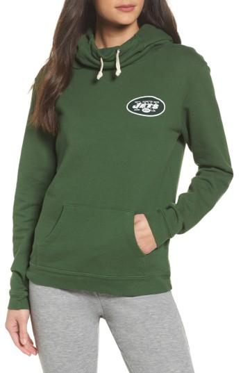 Women's Junk Food Nfl New York Jets Sunday Hoodie - Green