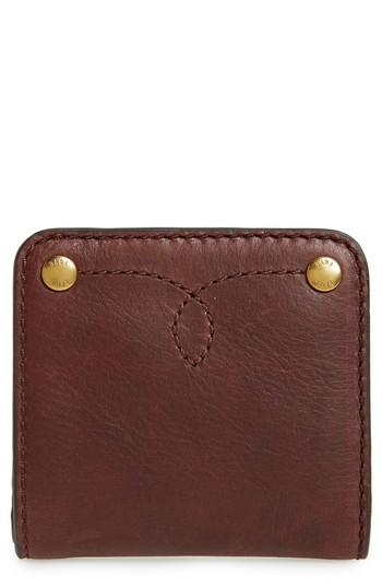 Women's Frye Small Campus Rivet Leather Wallet -