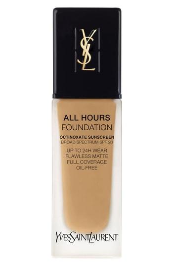 Yves Saint Laurent All Hours Full Coverage Matte Foundation Spf 20 - Bd60 Warm Amber