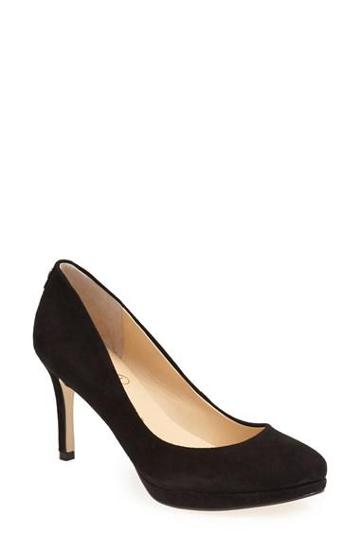 Ivanka Trump 'sophia' Pump (nordstrom Exclusive) Black Suede