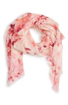 Women's Nordstrom Graceful Hanami Cashmere & Silk Scarf, Size - Pink