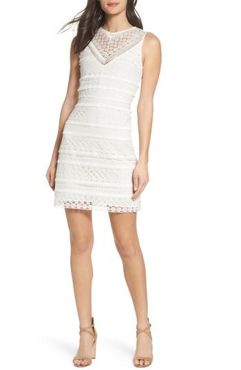 Women's Sam Edelman Lace Sheath Dress - Ivory