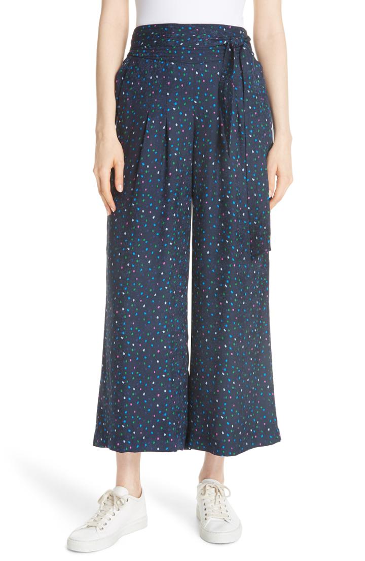Women's Rebecca Taylor Speckled Dot Silk Pants