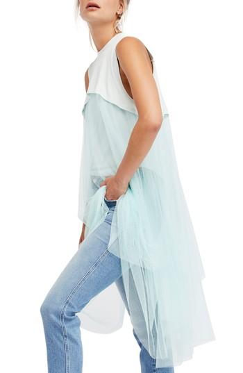 Women's Free People All The Way Up Tank - Blue
