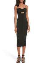 Women's T By Alexander Wang Cutout Stretch Jersey Midi Dress