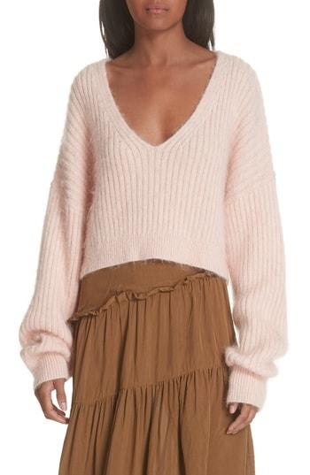 Women's 3.1 Phillip Lim Ribbed Wool Blend Sweater - Pink